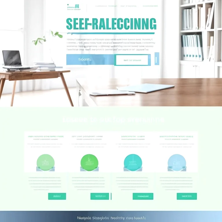 Persona practicando técnicas de autocontrol y aprendizaje personal